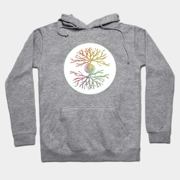 Tree of Life in Balance Hoodie by DISmithArt